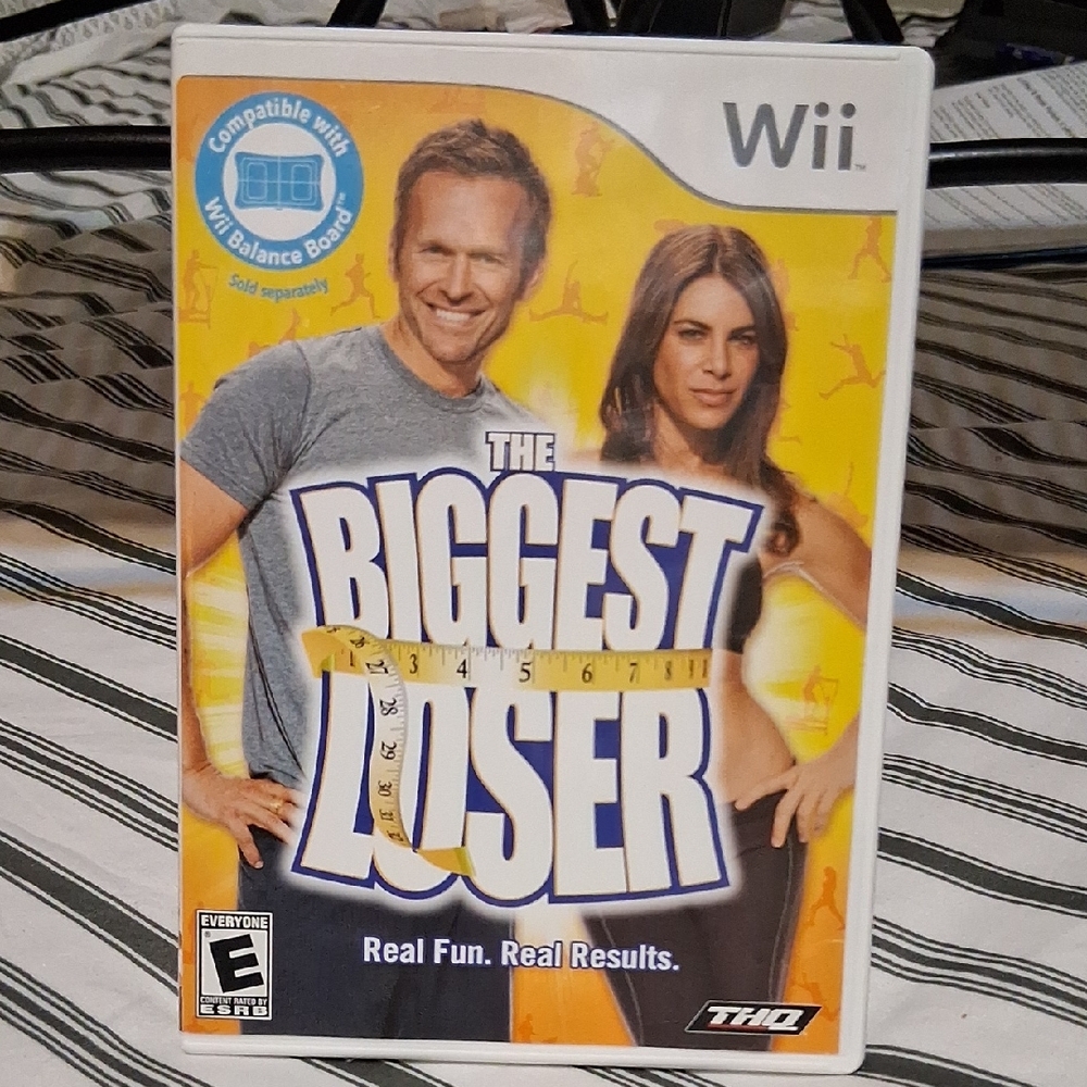 HQ The Biggest Loser Wii Game - Yellow and White